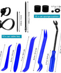 Must Have 835 Piece Car Push Retainer Clips And Plastic Fasteners Kit tools and accessories with cable ties, sponge-cushions, and pry tools.