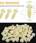 120 Pc Gm Door Panel Clips Kit For Chevy Buick Gmc Truck Suv Trim Retainer Fasteners rock solid nylon push pins set with measurements.