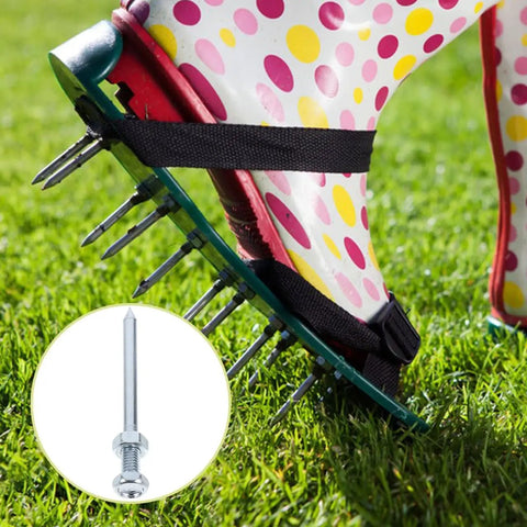 Heavy Duty Lawn Aerator Spikes 10 Pack Replacement Pegs for Lawn Shoes Garden Tools Built Tough for Compact Soil Aeration