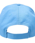 Back view of Cool Light Blue Baseball Hat Adjustable Vise Gauge Square Set Edge Tool Perfect Gift For Machinist CNC Guys Who Love Heavy Duty Equipment And Style.