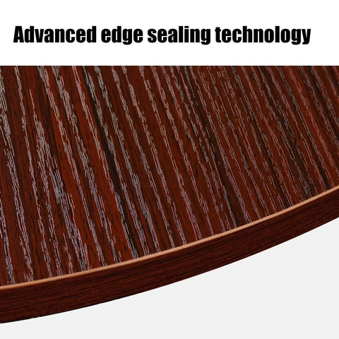 Close-up of advanced edge sealing technology on Effortless Spin Lazy Susan Turntable With Whisper Quiet Bearings And Polished White Maple Frame.