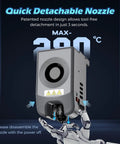 Adventurer 5M Pro All-Metal Direct Extruder Assembly With 0.4mm High-Flow Nozzle, detachable design for quick swapping.