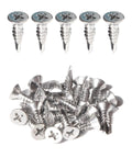 Self Drilling Tek Screws Number Ten By Three Quarters Inch 410 Stainless Steel Flat Head Phillips Sheet Metal Fasteners Built Tough High Hardness No Pre Drill Wood To Metal 25 Pieces