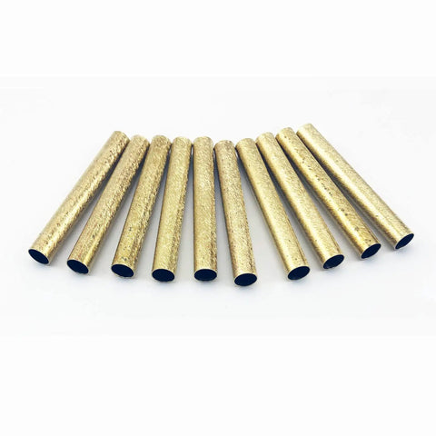 7 Millimeter Brass Pen Tubes Pack Of Ten For Slimline And Comfort Woodturning Pens And Pencils Replacement Tubes Two and one thirty second inch long