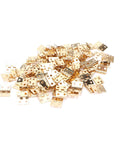 Brass Mini Hinge Set 100 Pieces With 400 Screws For Jewelry Boxes And Miniature Furniture Dope Retro Hardware Durable Rustproof