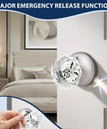 Five Pack Privacy Door Knobs With Clear Glass Handles In Satin Nickel Finish, Crystal Interior Door Hardware for bedroom