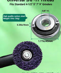 Quick Change Angle Grinder Flange Nuts With Pull Ring Design, Heavy Duty Locking Nuts For Disc Grinders, fits 5/8"-11 thread.