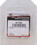 All Balls Racing 25-1424 ATV Wheel Bearing Kit packaging, includes barcode and warning labels for OEM replacement.