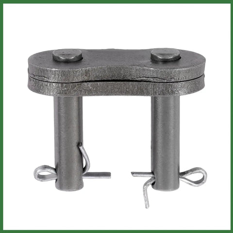 Heavy Duty Raseparter 100H Roller Chain Kit Plus Connectors For Cement Wood And Construction Machinery That Slays Under Pressure With Balanced Stress Design And Heavy Loads. steel link connector