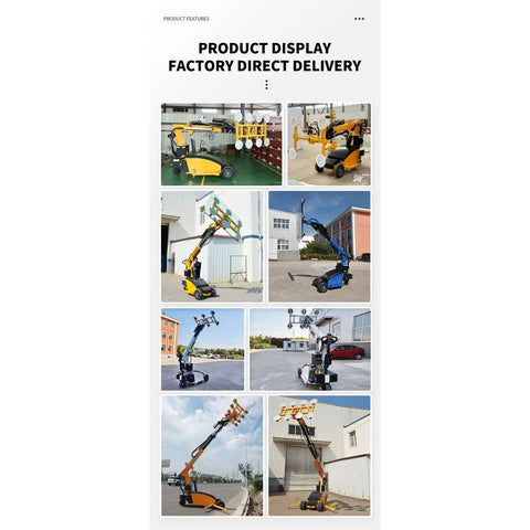 Heavy Duty Vacuum Glass Lifter Mounted On A Rugged Mobile Cart With Top Shelf Suction Cups in various work settings.