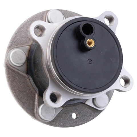 Rear Left And Right Wheel Bearing And Hub Assembly Kit For 2019 2021 Mazda 3 And 2020 2021 CX 30 Front Wheel Drive Two Piece Replacement Set For Easy DIY Friendly Install, close-up view.