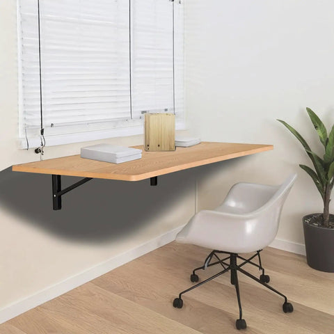 Wall Mounted Laundry Folding Table Fold Down Desk Collapsible Floating Workbench for laundry garage workshop home office