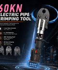 High Strength Electric Pro Press Tool For Mini Copper Pipe Crimping Brushless Diaphragm Pump Heavy Duty Aluminum Alloy with rotating head.