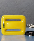 Vinyl Coated Diving Weights Pro Grade 2.3 Lb yellow weight fits 2 inch webbing belt for buoyancy and stability in diving