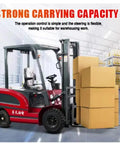 Fully Electric Counterbalance Forklift Truck With High Efficiency Drive Motor Built For Warehouse Material Handling And Workshop Ops, lifting boxes