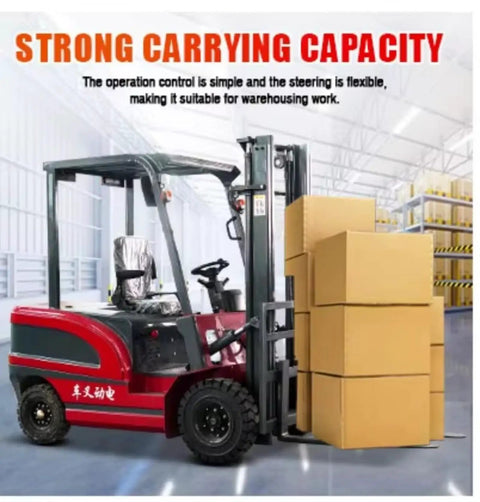 Fully Electric Counterbalance Forklift Truck With High Efficiency Drive Motor Built For Warehouse Material Handling And Workshop Ops, lifting boxes