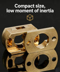 Level Up Your 3D Printer With Premium Brass Oldham Coupler 2 Pack For Ender 3 CR10 Z Axis To Banish Jiggles Improve Motion On T8 Lead Screws Prevent Radial Slip Save On Reprints Anytime Boosting Print Quality For Better Results Today. Brass Oldham coupler, 8mm bore, compact design