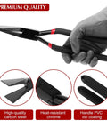 Close-up of Three Piece Hand Seamer Sheet Metal Tool Set For Straight 45 Degree And 90 Degree Bends with durable pliers