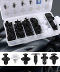 100 Pcs Car Rivets Fasteners Kit With Multi Size Bumper Retainer Clips And 6 Inch Removal Tool in compartmentalized box