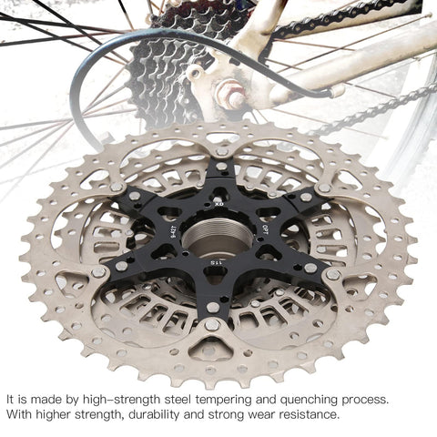 Ultra Light 11 Speed Mountain Bike Cassette Freewheel 9-42T XD Compatible, Lightweight Steel, Hollow Design