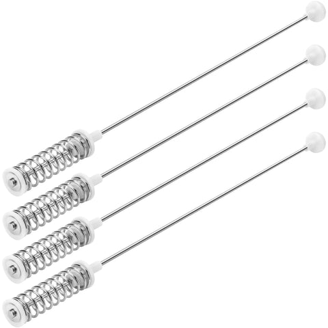Premium Stainless Steel Washer Suspension Rods Replacement Kit For Front Load Washers DC97-16350E, Fits WA45H7000AW A2 And Similar Models, Heavy Duty, 1.5x Thicker, Quiet, Smooth Operation, Easy DIY Install, Durable Support For Balanced Loads, four stainless steel rods