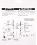 Installation diagram for Aftermarket Pump Repair Packing Kit 244194 For Graco Airless Paint Sprayers with assembly instructions.