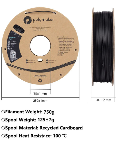 Heavy Hitter PLA Filament For 3D Printers 1.75mm 0.75kg Red Spool Built Like A Tank With Serious Impact Resistance And Rock Solid Durability For Flawless Custom Prints