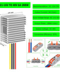12V To 48V Boost Converter 288W 6A Step Up Voltage Regulator dimensions and wiring instructions