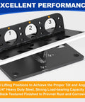 Killer LS Engine Lift Plate Forged From 6mm Alloy Steel Includes Full Hardware Set For Drop Direct Into Custom Builds showing 3 lifting positions