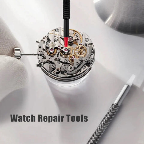 Watch repair tools including Pro Grade Watch Hands Repair Tool Kit With Pusher Puller And Hand Setting Levers for precise watch maintenance.