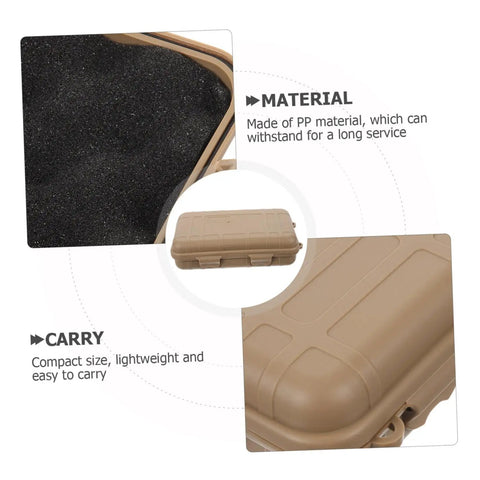 Five Pack Survival Storage Case And Shockproof Outdoor Organizer made of durable PP material