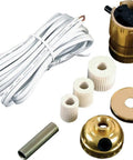 Pack Of 10 Bottle Lamp Kits For DIY Wine Bottle Lamps Conversion And Restoration No Drilling Required With Side Exit Socket Cap