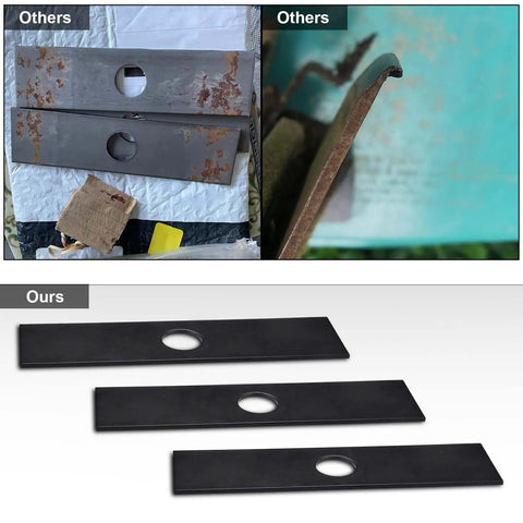 3 Pack 8 Inch By 2 Inch Edger Blades With 1 Inch Center Hole Fits Stihl Ego Echo Ryobi Kobalt Edgers Plus More Replacement