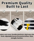 Premium quality 12x6 Adjustable Decorative AC Vent Cover For Wall Or Ceiling, aluminum material, easy-clean coating, durability focus.