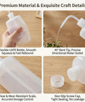 Set Of Two 34 Oz Plastic Wash Bottles Serving Up A Real Deal Squeeze Experience For Tattoo Pros And Lab Techs Featuring sleek design and precise spouts.