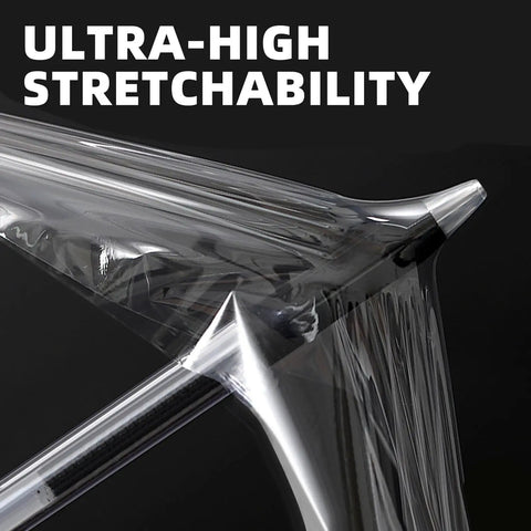 Heavy Duty Clear Stretch Wrap With Ergonomic Swivel Handles 5 Inch By 1000 Foot Rolls 80 Gauge Thick Cling Packaging Film For Moving And Pallet Wrapping Four Pack Gives Your Haul Pro Level Grip And Zero Sweat
