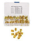 Self Tapping Thread Inserts Kit For Metal And Plastic Repair Pro Grade DIY Friendly Combo Set With Anti Vibration Design For Heavy Duty Workshop Easy Install Durable Fastener Repair Tools For Home Shop And Garage Projects. brass inserts in plastic case, M3-M16