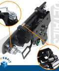 Heavy Duty Locking Tailgate Handle Latch Kit With Trim Bezel And Lock Cylinder built tough close-up showing detailed latch assembly features.