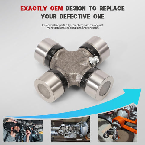 Slip Yoke For TH350 And 700R4 Transmissions 1310 Series 2-3-6081X 5-153X Replacements Fits Turbo 350 700R 4L60 4L60E Powerglide Muncie 4 Speed Borg Warner T-4 T-5 T-10, 26-spline steel yoke