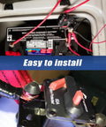 50 Amp Trolling Circuit Breaker With Manual Reset Waterproof And Splash Proof Dust Proof 12V To 48V DC Surface Mount in use