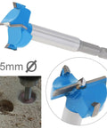 Pro Grade 25mm Alloy Steel Drill Bit Set With Woodworking Hole Saw Kit, close up of 25mm drill bit for timber cutting.