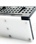 Heavy Duty T6061 Aluminum Belt Grinder Knife Jig Straight Workhorse Precision Cnc Machined Body shows adjustable features and sturdy base.