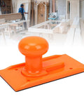 Pro Grade Woodworking Push Block With Rounded Handle And Textured Non Slip Surface Built Tough High Strength ABS Push Stick For Table Saw And Planer Keeps Fingers Safe Delivers Smooth Precise Cuts Every Time in workshop