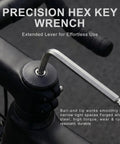 Compact Bike Repair Tool Kit L ball end hex wrench in bike handlebar