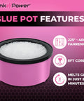 Electric Hot Glue Pot With Adjustable Temp Melts Pellets And Sticks In One Smooth Pass In This Lightweight Craft Skillet features an 8ft cord and adjustable temperature.