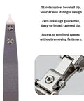 Watch Spring Bar Tweezers And Pliers Tool For Quick Strap Tweaks, Link Removal, And Bracelet Repair, Aluminum Alloy Durable Design