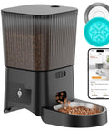 Dead Simple Smart Cat Feeder With Solid Wifi And Smartphone App Control Automated Timed Pet Food Dispenser Boasting stainless steel bowl and food app.