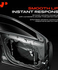 Power Window Lift Motor Front Left And Right For Chevrolet Camaro 1993 To 2002 Pontiac Firebird 1993 To 2002 GMC Safari 1985 To 2001 Astro 1985 To 2001 OE Replacement 2 Pin Direct Fit Window Motor installed in car door frame