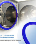 Door Gasket Replacement For 1730 Series Steam Sterilizer 02610020 Seal Gasket, blue silicone ring on sterilizer door