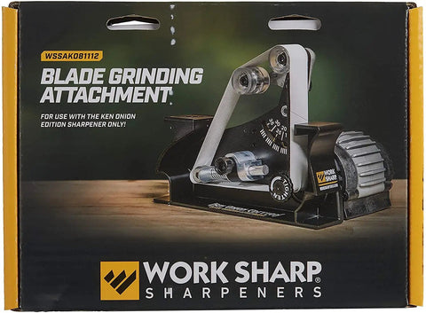 Blade Grinder Attachment For Ken Onion MK1 Knife And Tool Sharpener, Adjustable 10 To 35 Degree, 4 Pulley System, Pro Grade Belts Included, 1 X 18 Inch Engineered Abrasive Belts, Attachment Only, Not Compatible With MK2